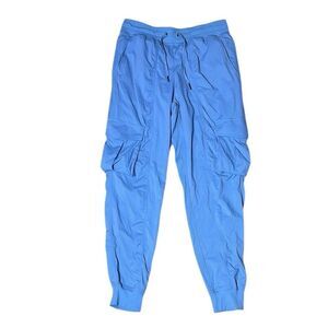 Lululemon women’s small dance studio mid rise cargo jogger blue LW5GICS Swift
